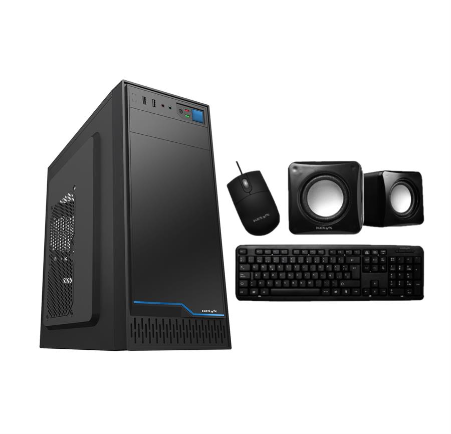 Kit Gabinete Kelyx Modelo LC728-20 Fuente 500W Tec/Mou/Parl