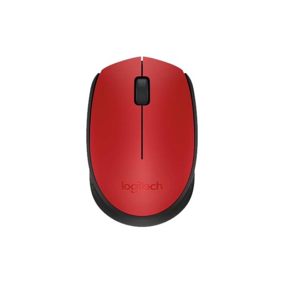 Mouse Logitech Wir M170 Red