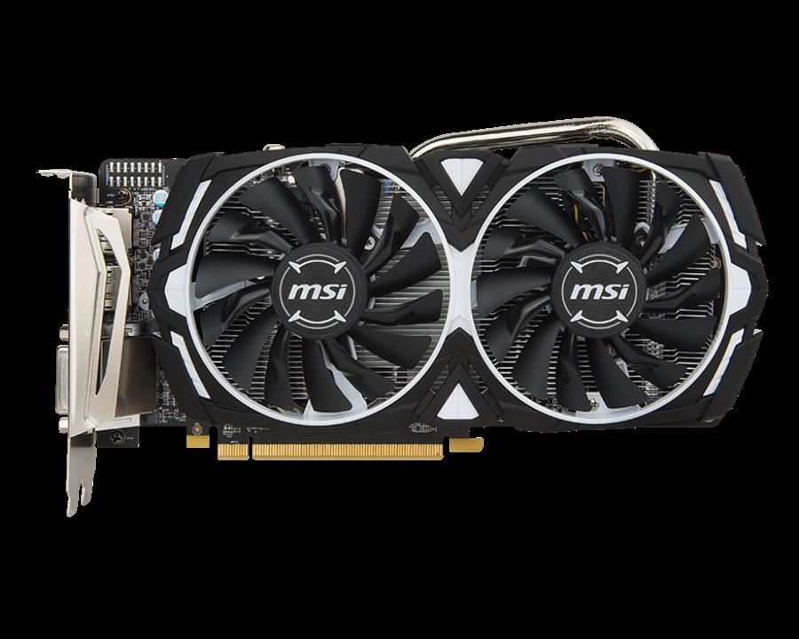 Placa de video AMD RX 570 4GB MSI ARMOR OUTLET