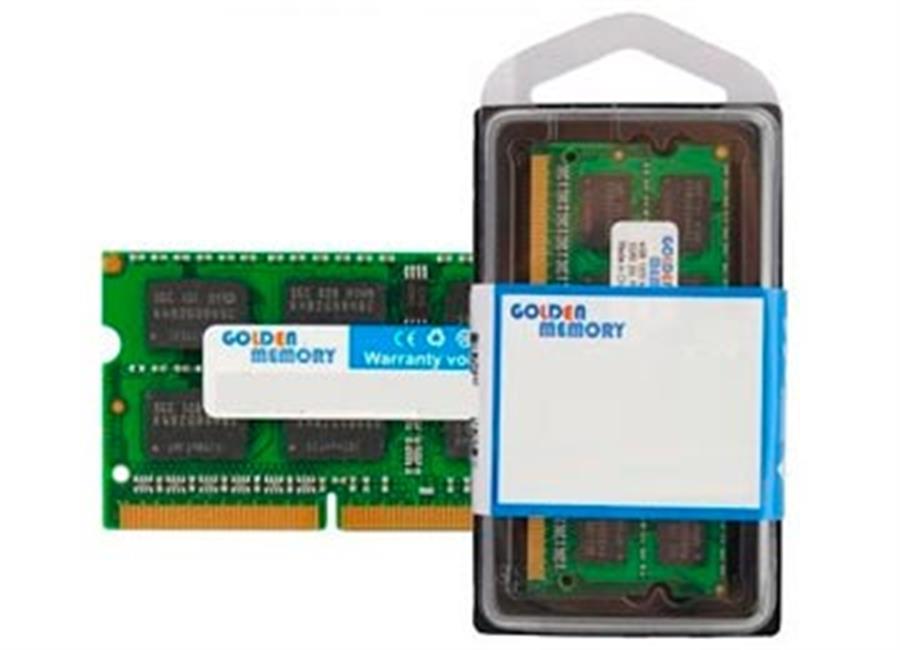 MEMORIA SODIMM DDR3 8GB 1600MHZ 1.5V NOTEBOOK GOLDEN - REVISAR COMPATIBILIDAD CON SU NOTEBOOK