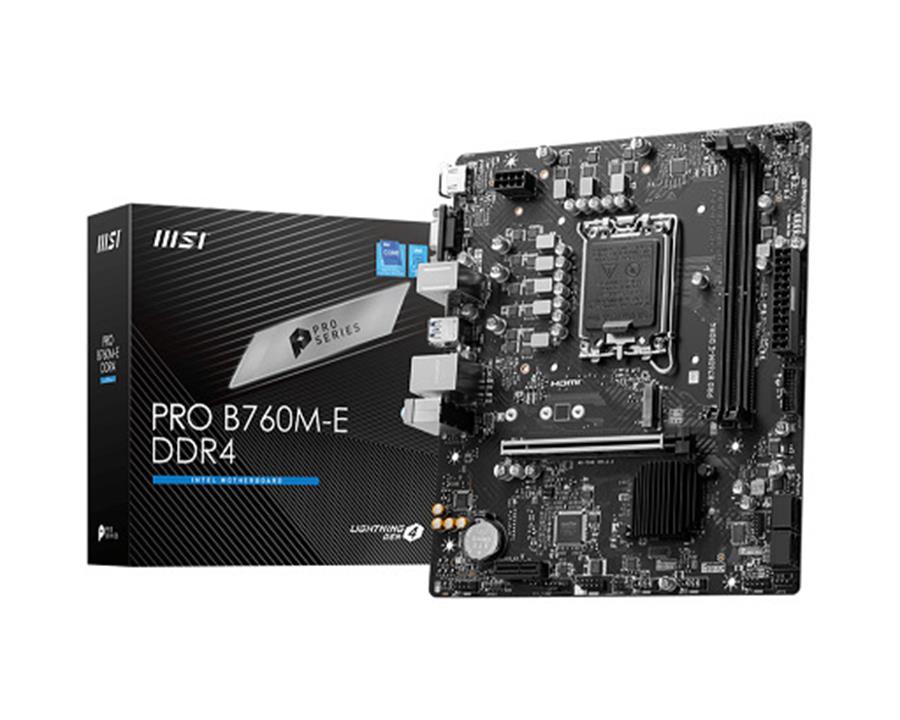 Motherboard MSI PRO B760M-E DDR4 1700 (12va/13va/14va Gen)