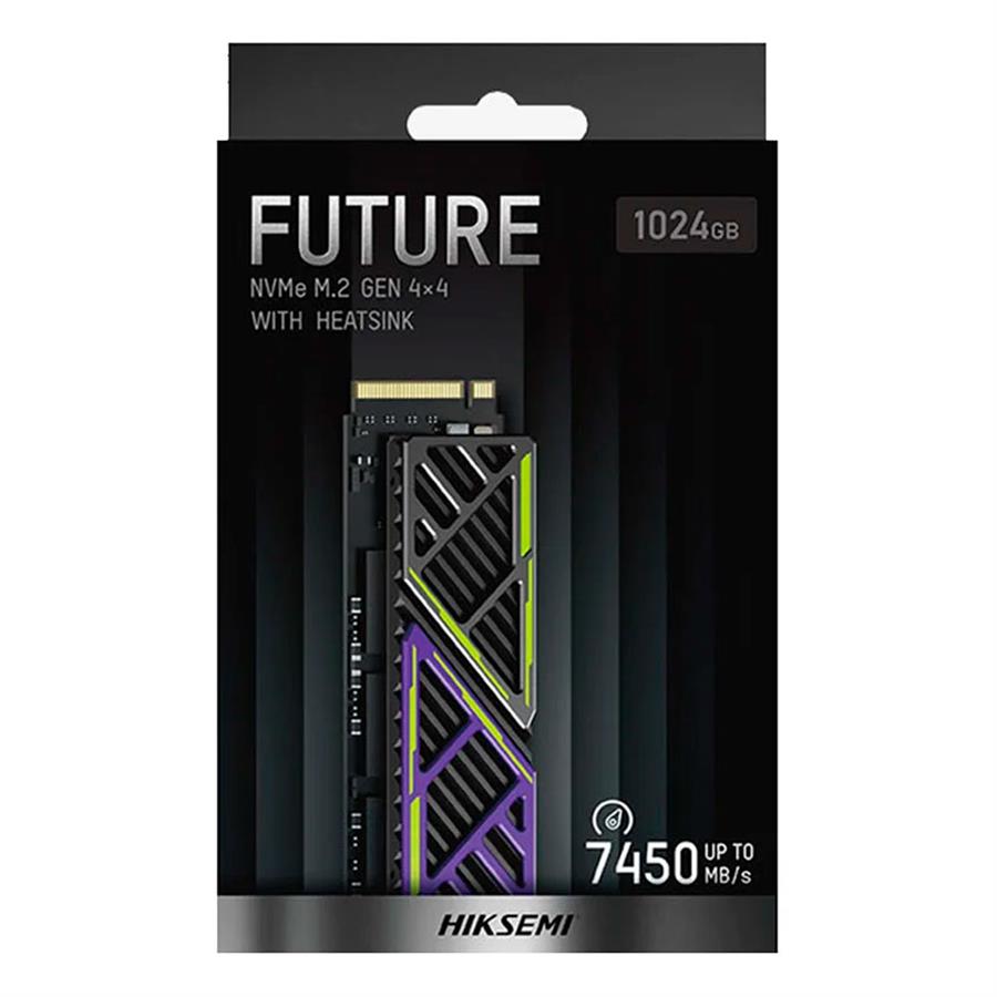 Disco SSD M.2 HIKSEMI 1024Gb Future X PCIE 4.0 7450 MB/s c/disipador
