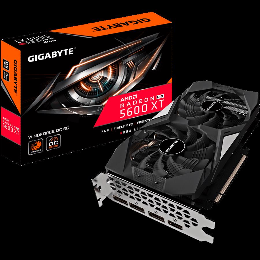 Placa de video Gigabyte rx 5600 xt 6G OC OUTLET