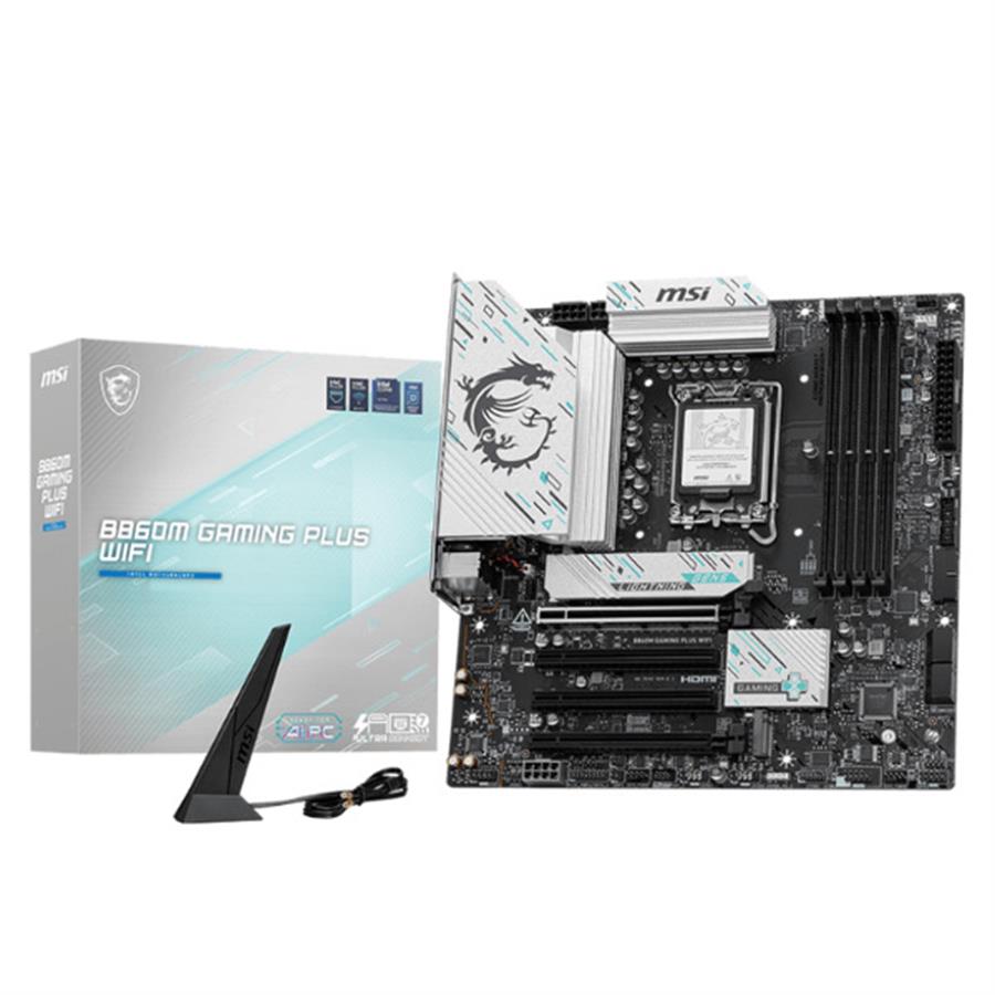 Motherboard MSI B860M GAMING PLUS WIFI DDR5 1851 (Serie Ultra)