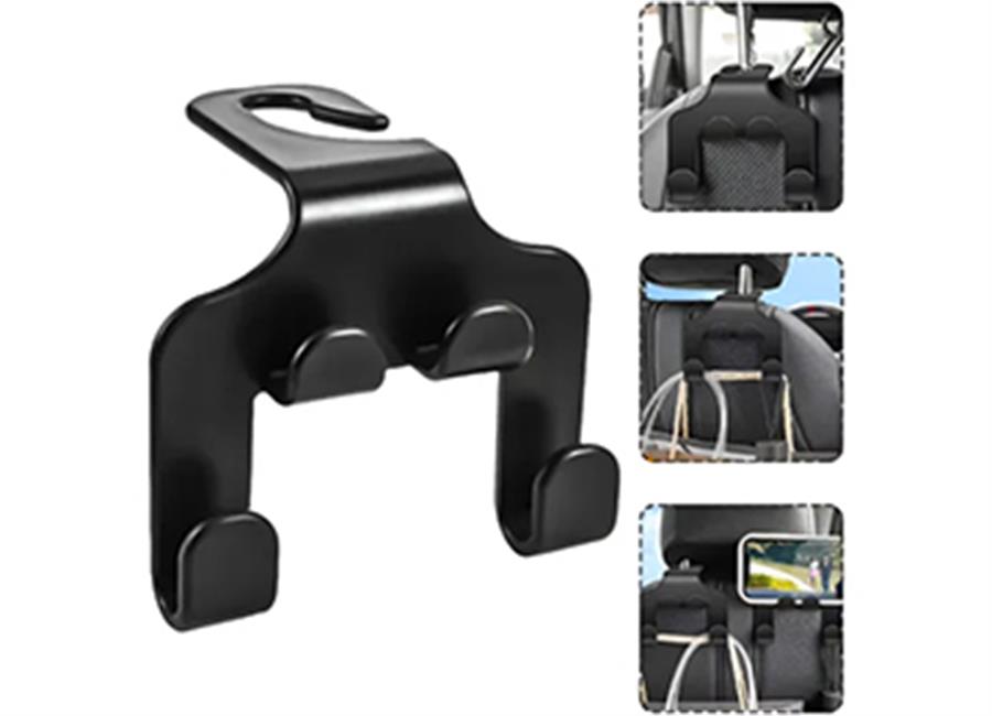 SOPORTE CELULAR TABLET UNIVERSAL ASIENTO APOYA CABEZA AUTO CON SUJETADOR PARA BOLSAS